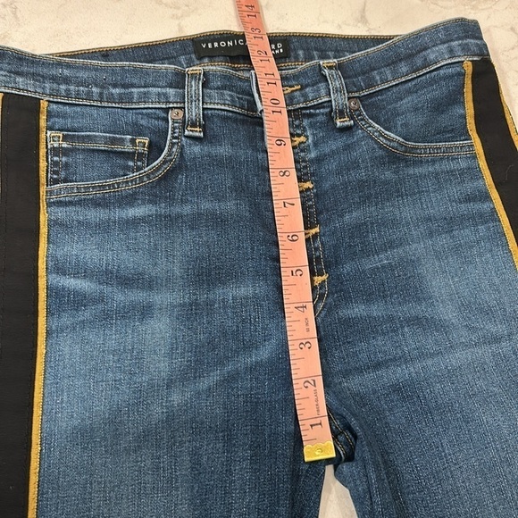 Veronica Beard Debbie Skinny Tux Stripe Jean Size 30 - Picture 17 of 17
